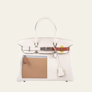 Hermès Birkin 30 Colormatic Nata Chai Cuivre Lime Mauve Swift Palladium Hardware Limietd Edition